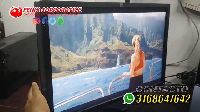 Monitor De 24 Pulgadas HP LCD FULL HD Conector DVI, VGA, DISPLAYPORT, PUERTOS USB смотреть онлайн