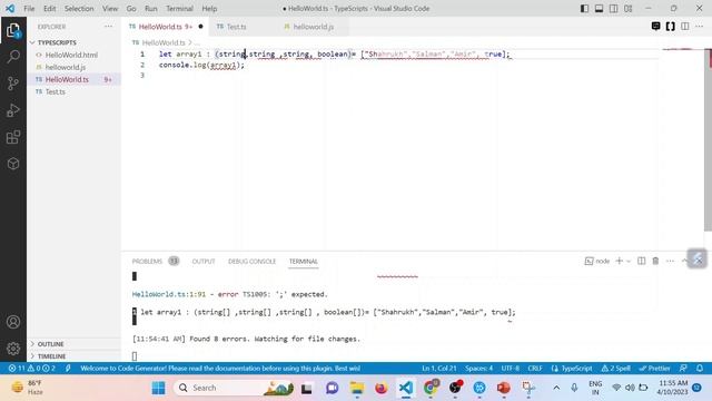 18. TypeScript - Tuples | TypeScript Tutorials | English