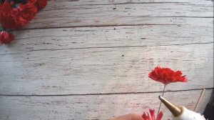 Гвоздики из фоамирана. Очень простой способ.