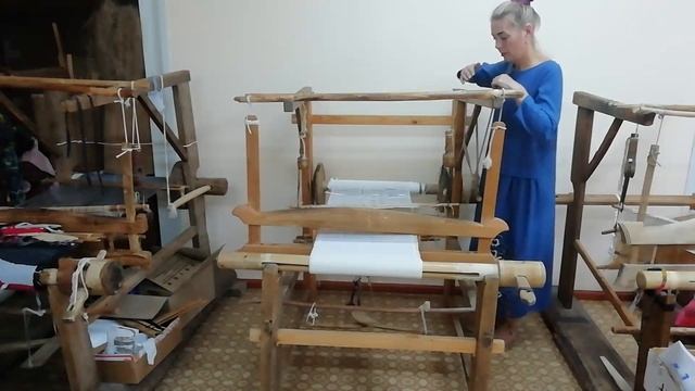 Знакомство с ткацким станком