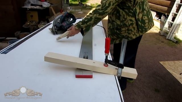 Несколько простых приспособлений для ручной дисковой пилы.  Часть 2