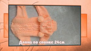 Вязаный комбинезон для собаки