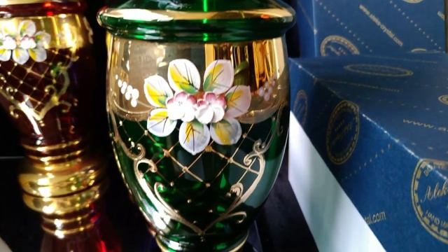 www.Xrustalik.ru - графины из богемского стекла с золотом и лепкой! смотреть онлайн