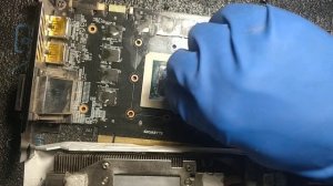 Как поменять термопасту на видеокарте GIGABYTE  1080 ti gaming oc