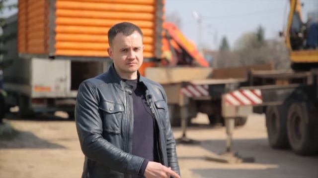 Готовая баня из бревна за 1 день смотреть онлайн