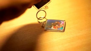 Брелок для ключей с фотографией.