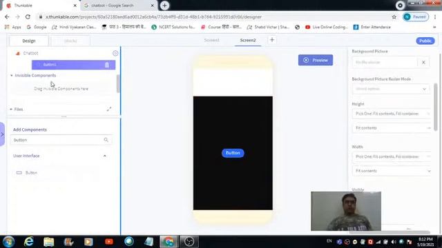 Chatbot on Thunkable