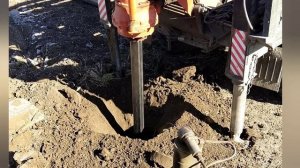 бурение отверстия под опору ЛЭП БКМ 317