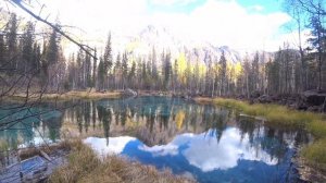 Осень на Алтае. Чуйский тракт, гейзерное озеро, Манжерок, Чемал.