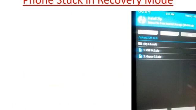 How to Fix Phone (Lenovo Zuk Z1) Reboots in TWRP (Custom Recovery) Recovery смотреть онлайн