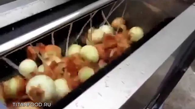 Очищение корнеплодов от кожуры при помощи Titan MSTP-80 смотреть онлайн