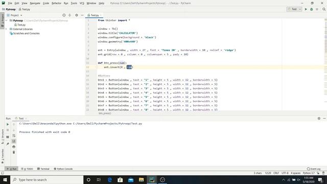 CALCULATOR TKINTER [2020]  | Python GUI Using Tkinter | Ep 05