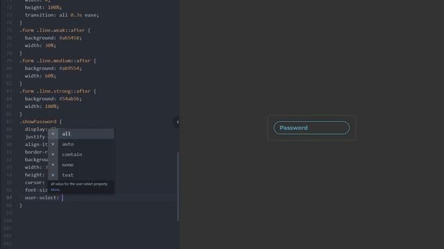 Валидация пароля на JavaScript с дизайном поля на CSS | Password Validation Check | Проверка пароля смотреть онлайн