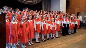 Латышская народная песня " Петушок" Хор 1-2 классов школа им. Ф. Листа МДГОШИ Кусково 25.02.2017