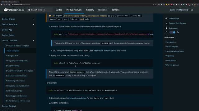Docker Tutorial 18: Installing docker compose смотреть онлайн