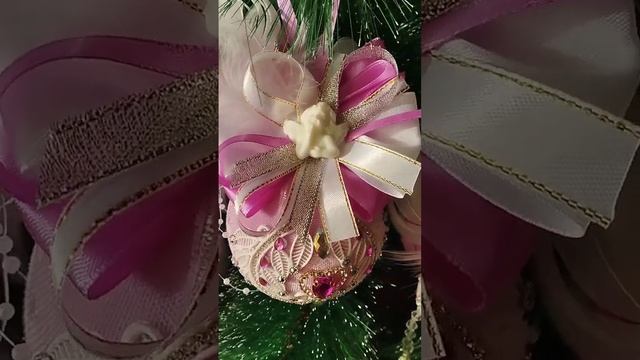Обзор набора из бархатных шаров #шарнаелку #шарбархатный #ручнаяработа #новогодниеукрашения смотреть онлайн