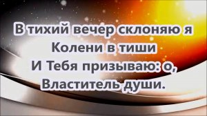 КАРАОКЕ  В тихий вечер