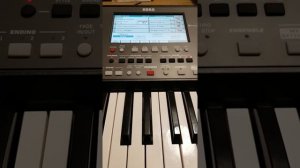 Korg pa 600, демонстрация песни, "happy nation".