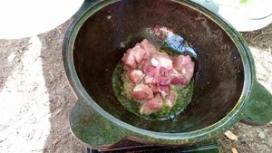 Вкусная картошка с мясом и овощами в казане