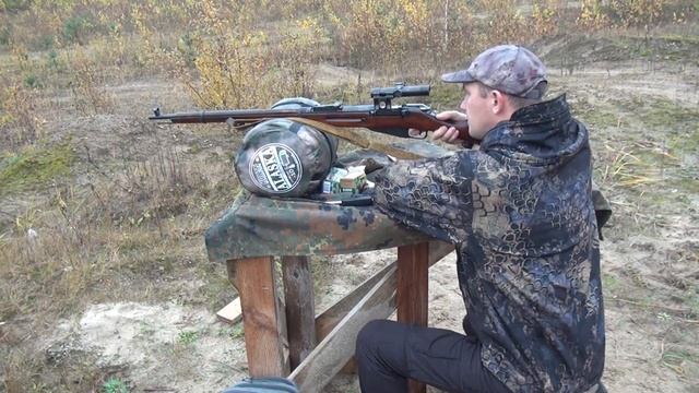 Пристрелка мосинки. Винтовка из коробки .Часть1. смотреть онлайн