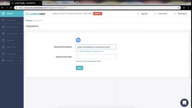 LambdaTest + Teamwork Integration?| One-Click Bug Logging | LambdaTest Integrations
