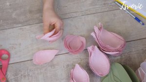 Large paper flowers / Большие цветы из бумаги / Декор цветами  / DIY TSVORIC