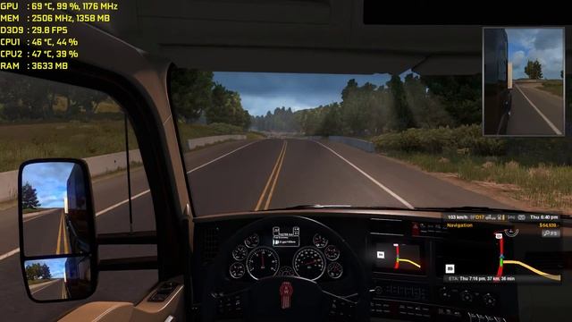 American Truck Simulator (2016) On G3220 & Gainward GTX 750 2GB [Full ᴴᴰ] Gameplay Part II. смотреть онлайн