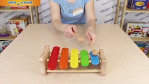 Деревянный ксилофон Lucy&Leo, 5 тонов