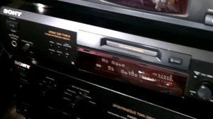 Sony Amplifier TA-F410R with Sony Minidisc MD MDS-JE530 and
