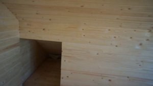 Отделка мансардного этажа в деревянном доме.