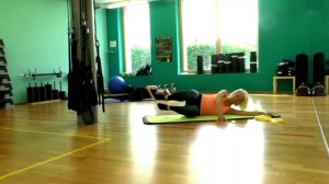 Pilates Workout mit Theraband, Resistance Band Workout.