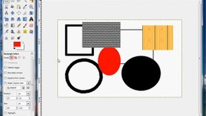 Gimp Tips - Draw / Add Basic Shapes - Circle - Square - Rectangle - Oval (Ellipse)