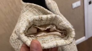 Жакет из твида в стиле chanel сшили на 44 размер