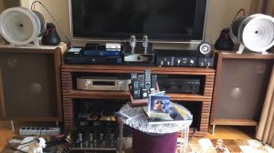 Sony XA5400ES, Mark Levinson 26, Mcintosh MC225, JBL D130, 2441, 075 with 3182, 3105