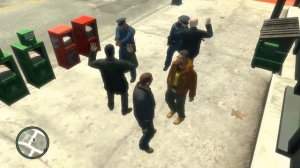 GTA 4 - русские хулиганы напали на Джейкоба; русский район