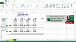 Excel: Sum ranges quickly using Ctrl and AutoSum by Chris Menard