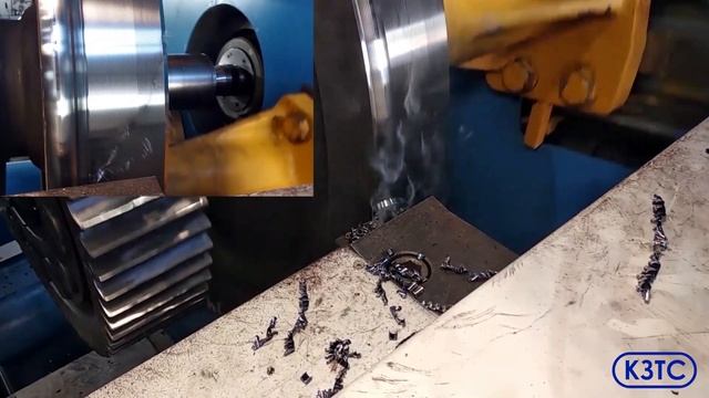 Wheel lathe 1836M.20F3 by KZTS/Колесотокарный станок 1836М.20Ф3 производства КЗТС