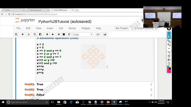Basic Python Hacks | Part 5 -Operators in Python| RACE | REVA University