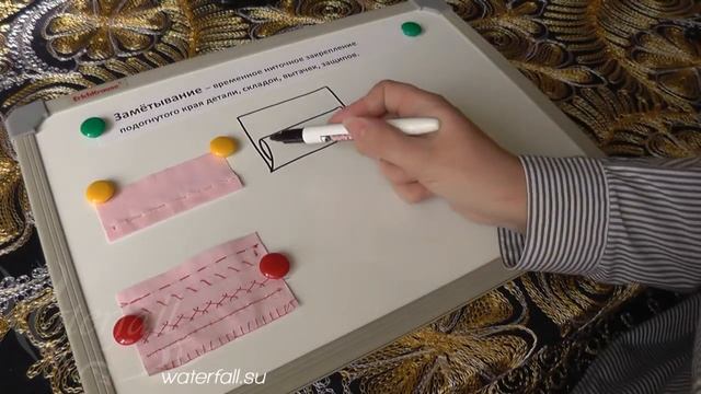 Учимся шить! Терминология ручных работ. Замётывание