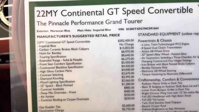 2022 Bentley Continental GT Speed Convertible - An in-depth look смотреть онлайн