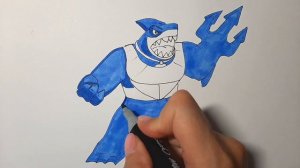 Как нарисовать Гуджитсу  Траш Водная Атака/ Рисуем Акулу/ How to Draw THRASH from Goo Jit Zu