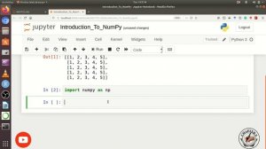 Introduction to NumPy in Python (Lecture#17)