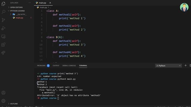 Inheritance || Module 6 & Chapter 7 || Python For Beginners || Earning Tutor