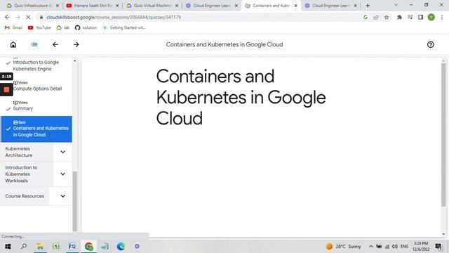 Getting Started with Google Kubernetes Engine | quiz answers смотреть онлайн