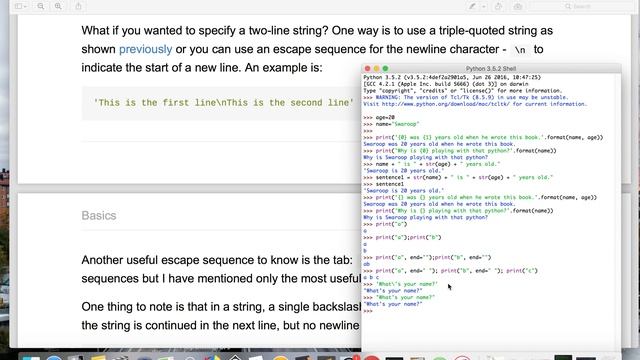 A Byte of Python Vid (#6 of 50)