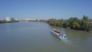 последний пассажирский на реке Кубань