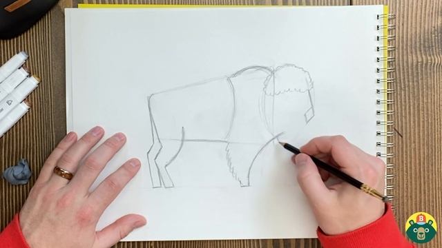 How to Draw a BISON! - [Episode 21] смотреть онлайн