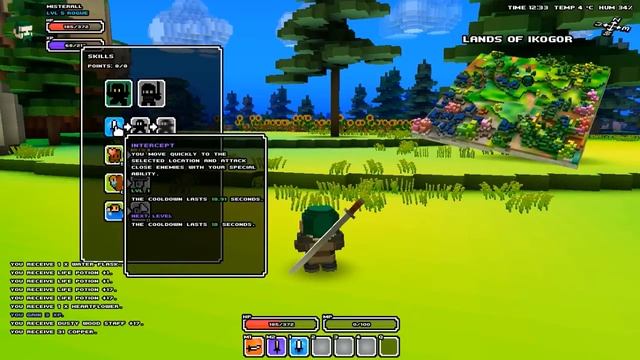 Уроки по Cube World #2 - "Все о skills" смотреть онлайн