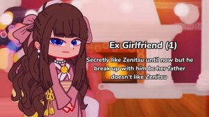Zenitsu Ex Girlfriends React To Him ⚡️||Demon Slayer||Gacha React ||Gacha Club & Gacha Life||