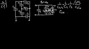 Найти общую емкость конденсаторов, включенных по схеме, изображенной на рис. 82. Емкость каждого